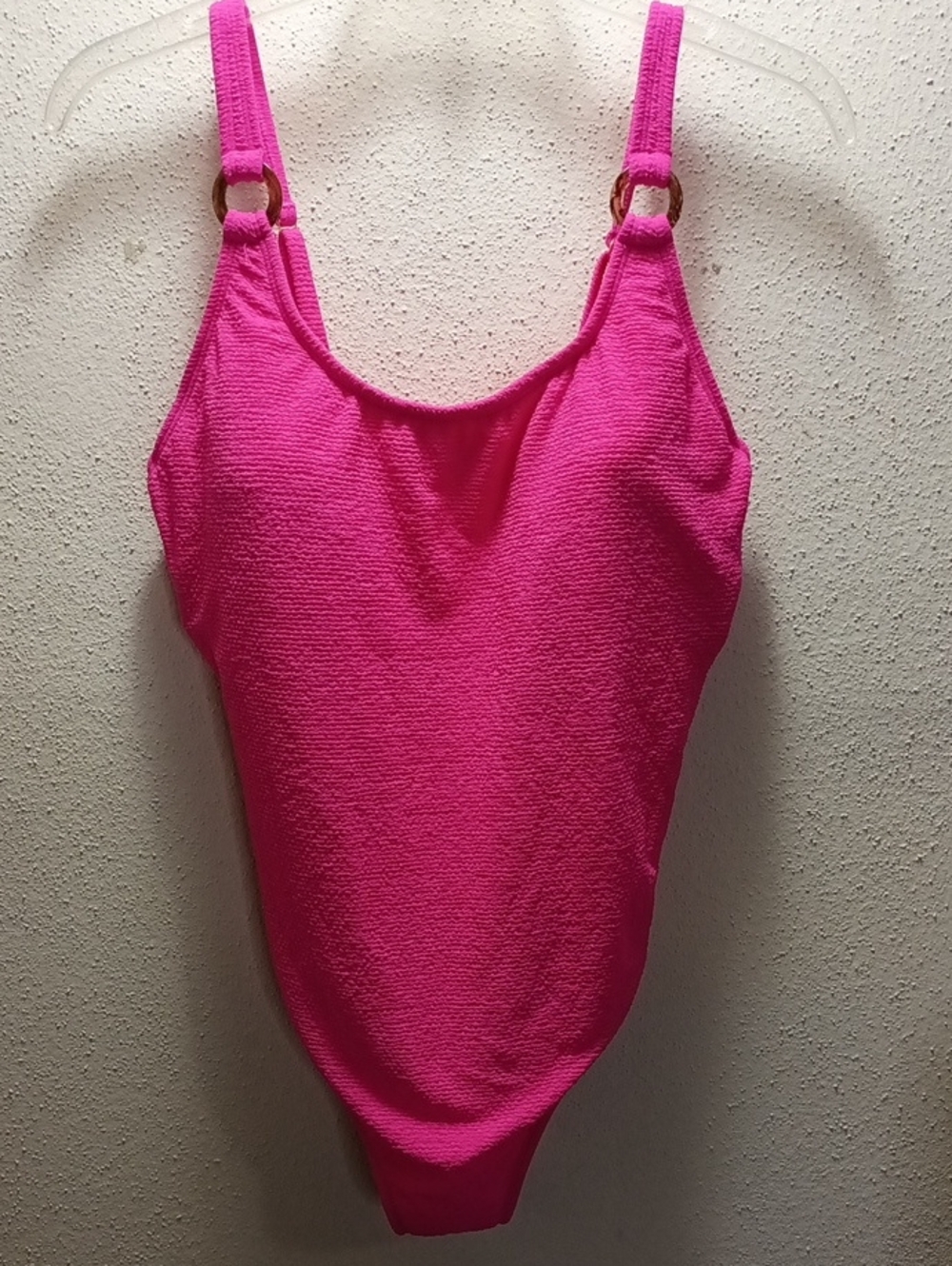 Shade and Shore fuchsia Pink one piece size XL NWT